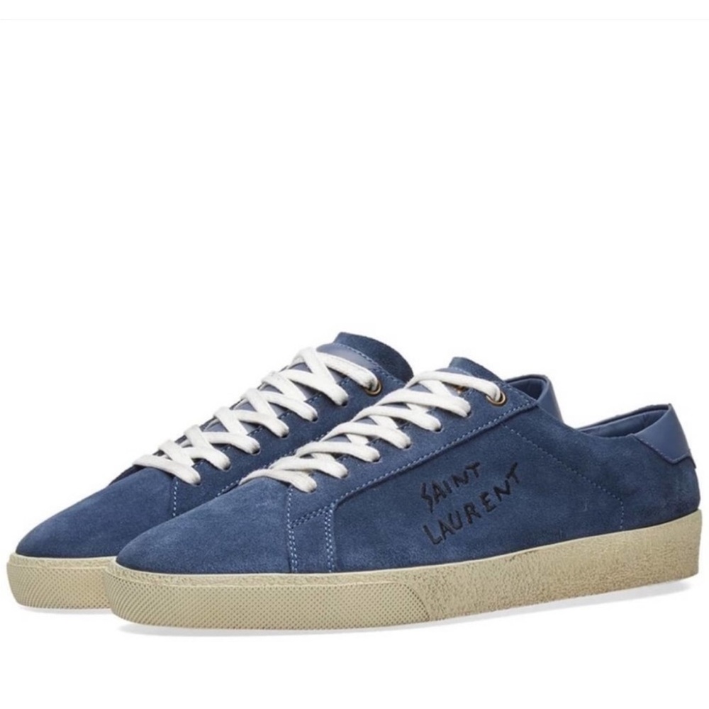 Saint Laurent Suede Trainer Sneakers